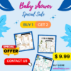 Buy 1 get 3 baby shower Bundle